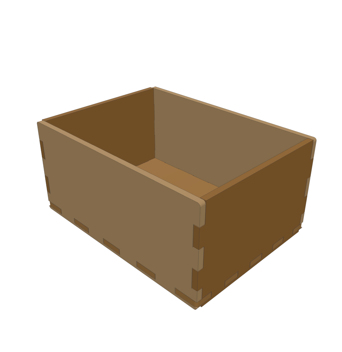 Finger-joint box